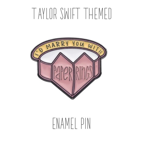 Taylor Swift Accessories Taylor Swift Themed Enamel That Says Id